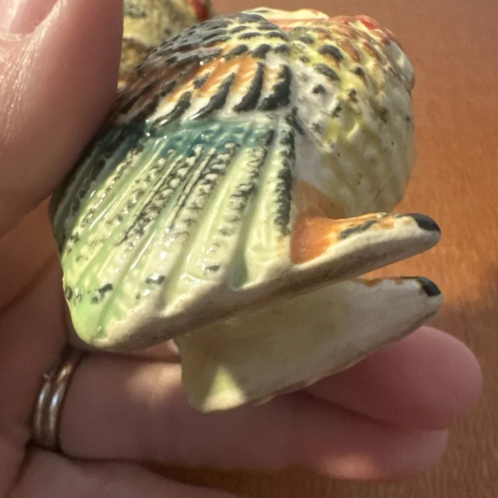 Vtg Turkey Salt & Pepper Shakers, Chippy‎ Paint, Vintage Goodness! From Japan
